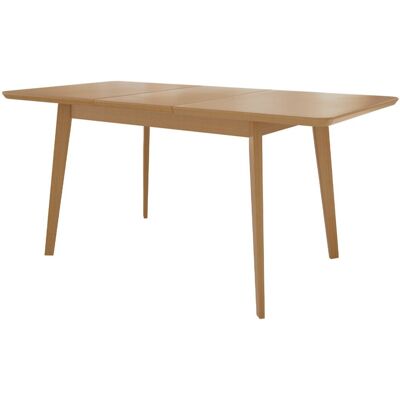 MIRJAN24 Mesa Racine 122, Marrón, 76x80x140cm, Alargamiento, Mdf, Madera MIRJAN24 Mesa Racine 122, Marrón, 76x80x140cm, Alargamiento, Mdf, Madera