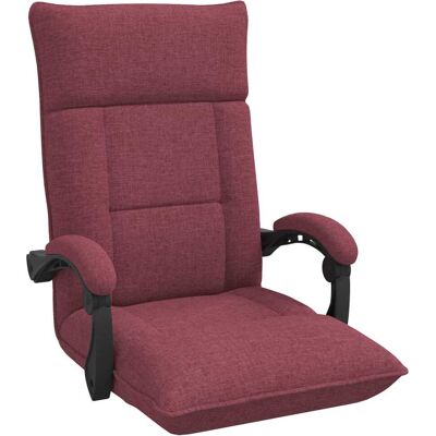 Vidaxl Sillón Ajustable Rojo Vino Tela Vidaxl Sillón Ajustable Rojo Vino Tela