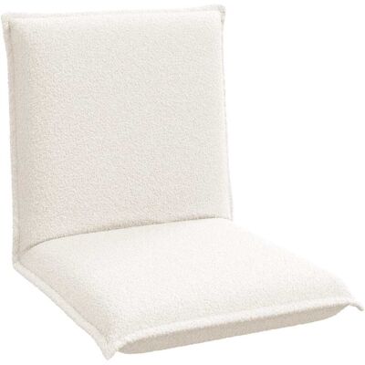 Sillón Ajustable Crema Tela De Oveja Vidaxl Sillón Ajustable Crema Tela De Oveja Vidaxl
