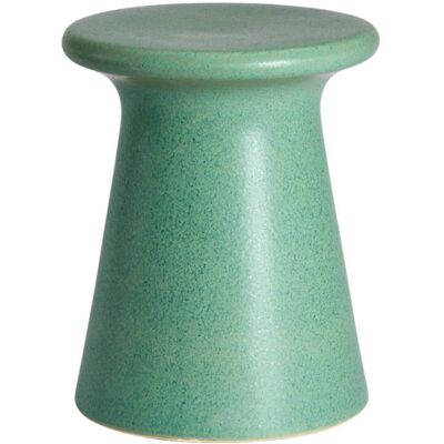Mesa Auxiliar Cerámica Verde Ø34.5x43cm - Light & Living Mesa Auxiliar Cerámica Verde Ø34.5x43cm - Light & Living