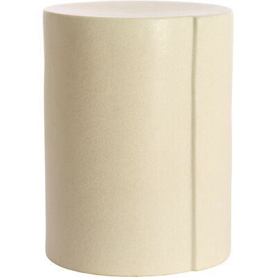 Mesa Auxiliar Blanca De Cerámica Refinada Light & Living Chulilla Mesa Auxiliar Blanca De Cerámica Refinada Light & Living Chulilla