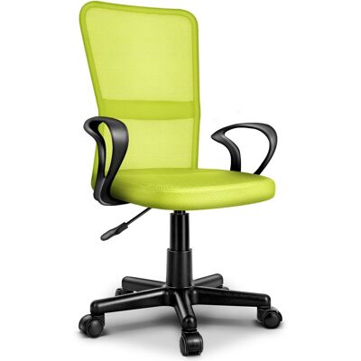 Tresko Silla De Oficina Verde Claro, Silla De Escritorio, Silla Giratoria, Con Reposabrazos Y Ruedas De Plástico De Marcha Suave, Altura Ajustable Continuamente, Asiento Acolchado, Ajuste Ergonómico Tresko Silla De Oficina Verde Claro, Silla De Escritorio, Silla Giratoria, Con Reposabrazos Y Ruedas De Plástico De Marcha Suave, Altura Ajustable Continuamente, Asiento Acolchado, Ajuste Ergonómico