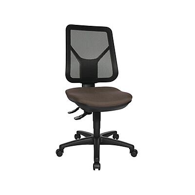 Certeo - Silla Giratoria Ergonómica Respaldo Reticulado Marrón Oscuro Certeo - Silla Giratoria Ergonómica Respaldo Reticulado Marrón Oscuro