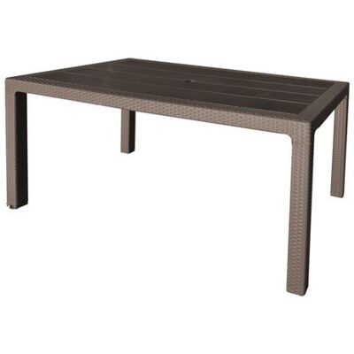 Garden Life - Mesa Resina 150x90cm Wengue 4090/08 Garden Life - Mesa Resina 150x90cm Wengue 4090/08