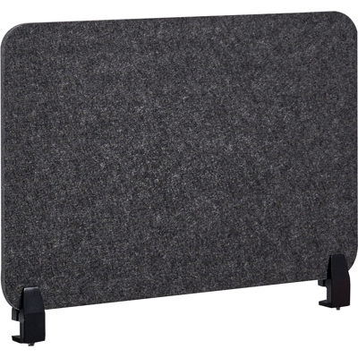 BELIANI Panel Separador Acústico Escritorio Pet Tapizado En Tela 80 X 50 Cm Gris Oscuro Split BELIANI Panel Separador Acústico Escritorio Pet Tapizado En Tela 80 X 50 Cm Gris Oscuro Split