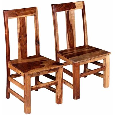 Sillas De Comedor 2 Uds Madera Maciza De Acacia Vidaxl Sillas De Comedor 2 Uds Madera Maciza De Acacia Vidaxl