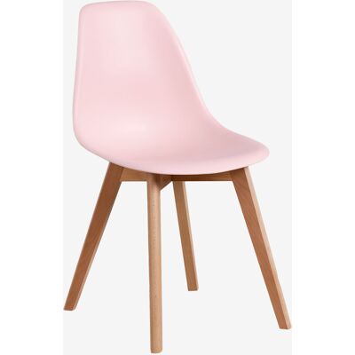 Sklum - Silla De Comedor En Polipropileno Y Madera De Haya Scand Nordic Sklum - Silla De Comedor En Polipropileno Y Madera De Haya Scand Nordic