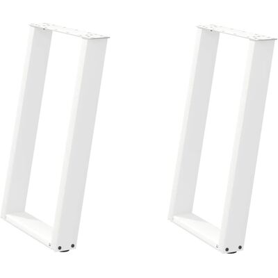 Patas para mesa de consola en forma de U blancas vidaXL - Patas para mesa Patas para mesa de consola en forma de U blancas vidaXL - Patas para mesa