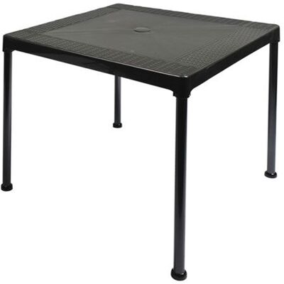 Mesa Trenzado 70x70x72 Cm Antracita Garden Life Mesa Trenzado 70x70x72 Cm Antracita Garden Life