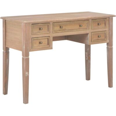 HELLOSHOP26 Escritorio De Ordenador/mesa De Trabajo De Madera Marrón 109,5 Cm 0502120 HELLOSHOP26 Escritorio De Ordenador/mesa De Trabajo De Madera Marrón 109,5 Cm 0502120