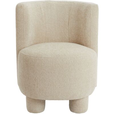 Silla Blanca De Madera Cálida Light & Living Kamova Silla Blanca De Madera Cálida Light & Living Kamova
