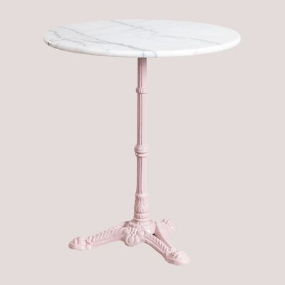 Mesa De Bar Redonda En Mármol Moka Sklum Ø70 Cm Mesa De Bar Redonda En Mármol Moka Sklum Ø70 Cm