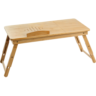 BELIANI Mesa Para Portátil Plegable Con Cajón Para Cama Estructura De Bambú Con Superficie Inclinable Marrón Claro Orge BELIANI Mesa Para Portátil Plegable Con Cajón Para Cama Estructura De Bambú Con Superficie Inclinable Marrón Claro Orge
