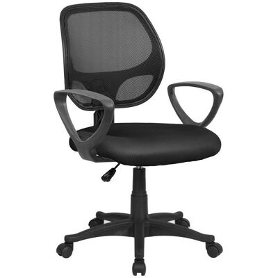 SERENA Silla Con Ruedas - Sillón De Oficina Negro SERENA Silla Con Ruedas - Sillón De Oficina Negro