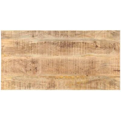 vidaXL Superficie de mesa madera maciza de mango - 25-27mm - 100x60cm vidaXL Superficie de mesa madera maciza de mango - 25-27mm - 100x60cm