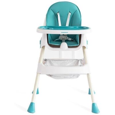 OEM Silla Alta Evolutiva Plegable Y Ajustable Con Mesa De Comedor Para Niños - Carga 15kg - Verde OEM Silla Alta Evolutiva Plegable Y Ajustable Con Mesa De Comedor Para Niños - Carga 15kg - Verde