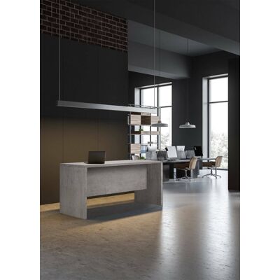 Sarmog Simply 180 Escritorio Gris - Muebles de Oficina Sarmog Simply 180 Escritorio Gris - Muebles de Oficina