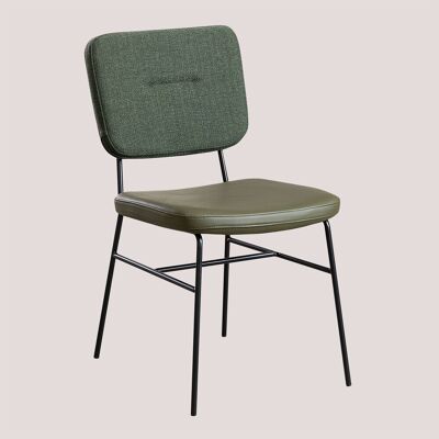 Sklum - Silla De Comedor Tapizada En Polipiel Y Acero Milih Sklum - Silla De Comedor Tapizada En Polipiel Y Acero Milih