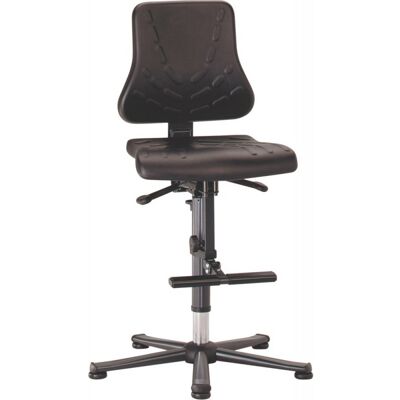 Bimos - Silla De Trabajo Solitec 3 En Zapatillas Con Estribo Tejido 9213-6801 Bimos - Silla De Trabajo Solitec 3 En Zapatillas Con Estribo Tejido 9213-6801