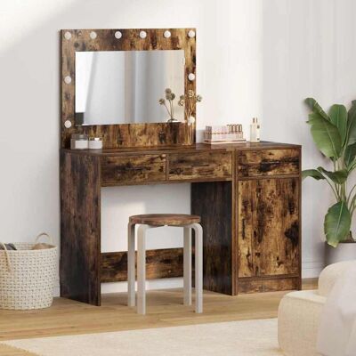 Vidaxl Mesa De Tocador 2 Uds. Marrón 40 X 41 X 75 Cm Vidaxl Mesa De Tocador 2 Uds. Marrón 40 X 41 X 75 Cm
