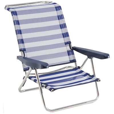 Alco Modelo 604-ALF Silla de playa reclinable de aluminio - Silla de playa Alco Modelo 604-ALF Silla de playa reclinable de aluminio - Silla de playa