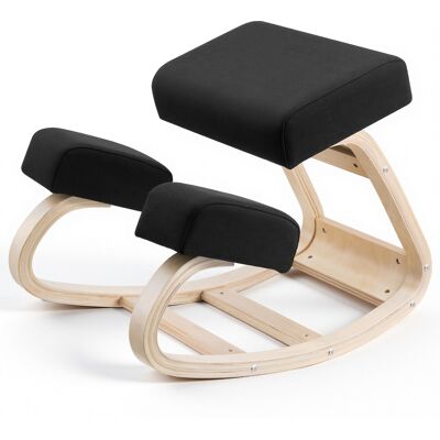 Vevor Silla Ergonómica De Rodillas Con Estructura De Madera Y Cojín De Espuma Negro, Taburete Para Rodillas Carga De 120 Kg, Relajarse De Cuello Y Espalda Para Hogar, Oficina, 70,5 X 50 X 55,5 Cm Vevor Silla Ergonómica De Rodillas Con Estructura De Madera Y Cojín De Espuma Negro, Taburete Para Rodillas Carga De 120 Kg, Relajarse De Cuello Y Espalda Para Hogar, Oficina, 70,5 X 50 X 55,5 Cm