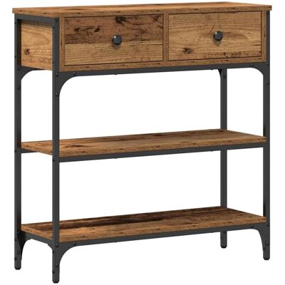 Vidaxl Mesa Auxiliar Acabado Madera Vieja 72,5x25x75 cm - Mesa auxiliar Vidaxl Mesa Auxiliar Acabado Madera Vieja 72,5x25x75 cm - Mesa auxiliar