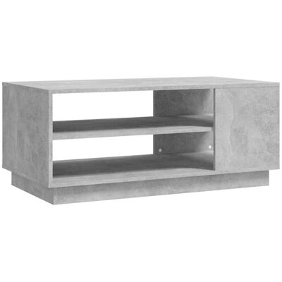 Mesa de centro gris cemento vidaXL - 102x55x43cm Madera de ingeniería Mesa de centro gris cemento vidaXL - 102x55x43cm Madera de ingeniería