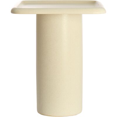 Mesa Auxiliar Blanca De Cerámica Refinada Light & Living Luarca Mesa Auxiliar Blanca De Cerámica Refinada Light & Living Luarca