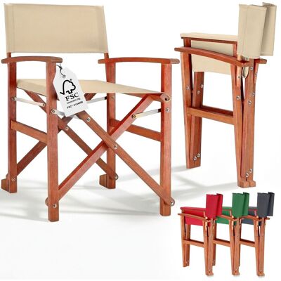 Casaria® Silla De Director Plegable Madera De Eucalipto Certificación Fsc® Con Reposabrazos Carga Hasta 160 Kg Funda Lavable Altura Asiento 46 Cm Set A Elegir Cream (en), 1 (de) Casaria® Silla De Director Plegable Madera De Eucalipto Certificación Fsc® Con Reposabrazos Carga Hasta 160 Kg Funda Lavable Altura Asiento 46 Cm Set A Elegir Cream (en), 1 (de)
