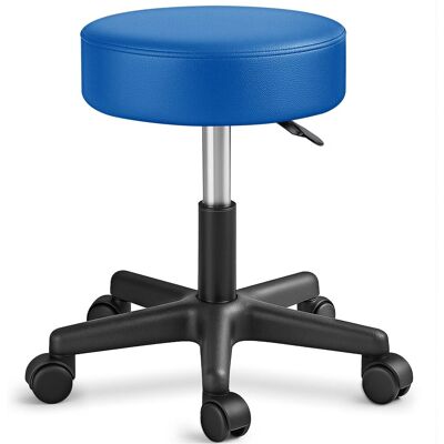 Tresko Taburete Con Ruedas Taburete Giratorio Cosmético De Trabajo Consulta, Regulable En Altura, Giratorio En 360°, Con Asiento Acolchado De 10 Cm Tresko Taburete Con Ruedas Taburete Giratorio Cosmético De Trabajo Consulta, Regulable En Altura, Giratorio En 360°, Con Asiento Acolchado De 10 Cm