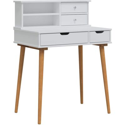 Conjunto De Mesa De Tocador Fauske 2 Pcs Blanco Vidaxl Conjunto De Mesa De Tocador Fauske 2 Pcs Blanco Vidaxl