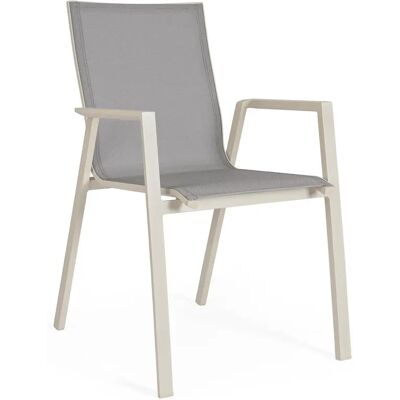BIZZOTTO Silla De Jard铆n Bolzano Kastor De 56x61,5 Cm, Aluminio Color Crema. BIZZOTTO Silla De Jard铆n Bolzano Kastor De 56x61,5 Cm, Aluminio Color Crema.