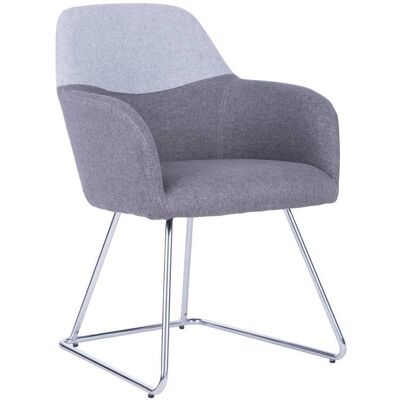 Serena - Silla De Oficina Tauranga, Silla De Espera Con Reposabrazos Para Oficina, Silla De Espera Ergonómica, Cm 62x57h83, Gris Serena - Silla De Oficina Tauranga, Silla De Espera Con Reposabrazos Para Oficina, Silla De Espera Ergonómica, Cm 62x57h83, Gris