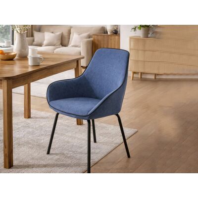 Serena - Silla De Oficina Mackay, Sillas De Oficina Para Sala De Espera, Silla Ergonómica Para Sala De Espera, Cm 66x59h90, Azul Serena - Silla De Oficina Mackay, Sillas De Oficina Para Sala De Espera, Silla Ergonómica Para Sala De Espera, Cm 66x59h90, Azul