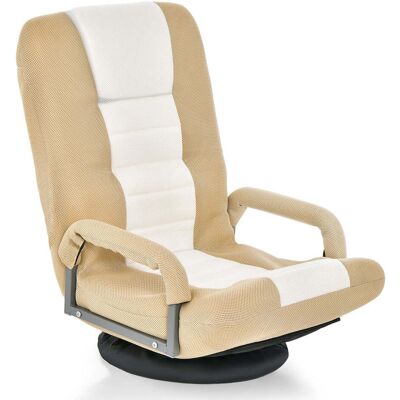 HELLOSHOP26 Silla De Suelo Plegable Con Respaldo Ajustable 61 X 55 X 87 Cm Comodidad Ergonómica Giro De 360° Diseño De Cafetería 200012104 HELLOSHOP26 Silla De Suelo Plegable Con Respaldo Ajustable 61 X 55 X 87 Cm Comodidad Ergonómica Giro De 360° Diseño De Cafetería 200012104