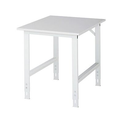 RAU Mesa de Trabajo - Altura Ajustable, Superficie de Melamina RAU Mesa de Trabajo - Altura Ajustable, Superficie de Melamina