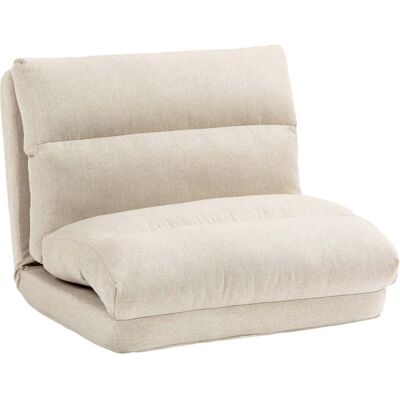 NORTHIX Silla De Suelo Plegable, Con Respaldo Ajustable En 6 Niveles, Asiento Acolchado Grueso, Función De Cama, Aspecto Lino, 70 X 41 X 56 Cm, Marrón NORTHIX Silla De Suelo Plegable, Con Respaldo Ajustable En 6 Niveles, Asiento Acolchado Grueso, Función De Cama, Aspecto Lino, 70 X 41 X 56 Cm, Marrón