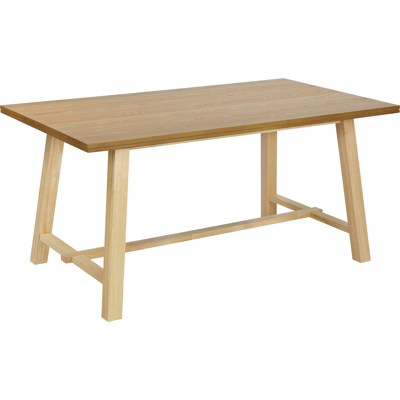 Mesa de comedor Beliani Madera clara - 160 x 90 cm - Cocina escandinava Mesa de comedor Beliani Madera clara - 160 x 90 cm - Cocina escandinava