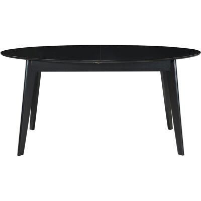 MILIBOO Mesa De Comedor Extensible Negra L160-200 Cm Marik MILIBOO Mesa De Comedor Extensible Negra L160-200 Cm Marik
