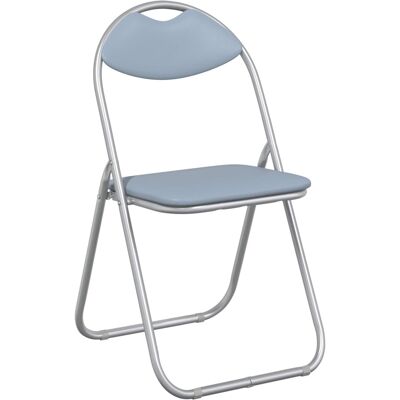 Silla Plegable 8 Uds. Cuero Sintético Gris 48 X 43,5 X 81 Cm Vidaxl Silla Plegable 8 Uds. Cuero Sintético Gris 48 X 43,5 X 81 Cm Vidaxl