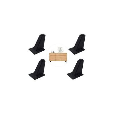 OEM Juego De 4 Patas Ajustables De Aleación De Aluminio Para Muebles De Cocina, Encimera, Barra, Escritorio De Tv, Estantes, Armarios De Pared, Fáciles De Instalar, Color Negro (tornillos No Incluidos). - OEM Juego De 4 Patas Ajustables De Aleación De Aluminio Para Muebles De Cocina, Encimera, Barra, Escritorio De Tv, Estantes, Armarios De Pared, Fáciles De Instalar, Color Negro (tornillos No Incluidos). -