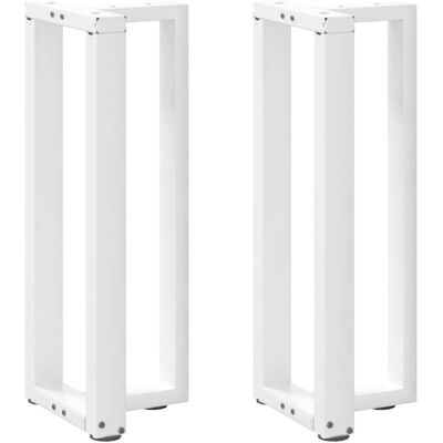 Patas Para Consola En Forma De T (2 Unidades), Color Blanco, 38 X 25 X (72-73) Cm, Acero Vidaxl Patas Para Consola En Forma De T (2 Unidades), Color Blanco, 38 X 25 X (72-73) Cm, Acero Vidaxl