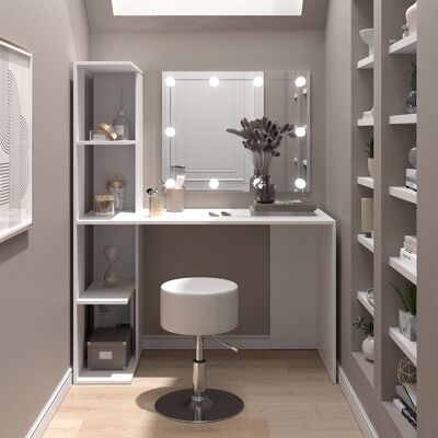 Mueble para Maquillaje Vicco Torre Blanca - Tocador con Luz LED Mueble para Maquillaje Vicco Torre Blanca - Tocador con Luz LED