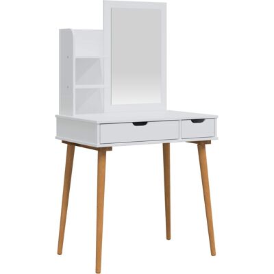 Conjunto De Mesa De Tocador Fauske 3 Pcs Blanco Vidaxl Conjunto De Mesa De Tocador Fauske 3 Pcs Blanco Vidaxl