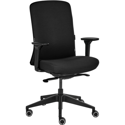 BELIANI Silla De Oficina Ergonómica Respaldo Ajustable Asiento Deslizante Reposabrazos Ajustables Soporte Lumbar Negro Kamilon BELIANI Silla De Oficina Ergonómica Respaldo Ajustable Asiento Deslizante Reposabrazos Ajustables Soporte Lumbar Negro Kamilon
