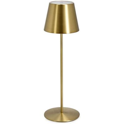 BIZZOTTO L谩mpara De Mesa Led Bolzano Eterium 脴12 De Metal Dorado BIZZOTTO L谩mpara De Mesa Led Bolzano Eterium 脴12 De Metal Dorado