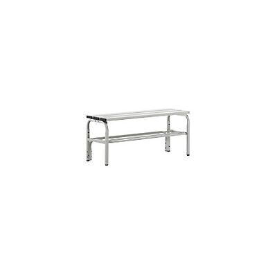 Certeo - Banco Para Vestuarios Con Listones De Aluminio H X P 450 X 350 Certeo - Banco Para Vestuarios Con Listones De Aluminio H X P 450 X 350