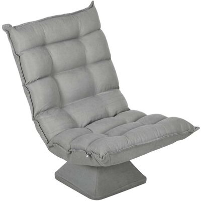 NORTHIX Silla De Piso Sofá De Piso Ajustable Silla De Meditación Giratoria Silla De Relajación Sofá Perezoso Para Sala De Estar Oficina Gris Claro NORTHIX Silla De Piso Sofá De Piso Ajustable Silla De Meditación Giratoria Silla De Relajación Sofá Perezoso Para Sala De Estar Oficina Gris Claro