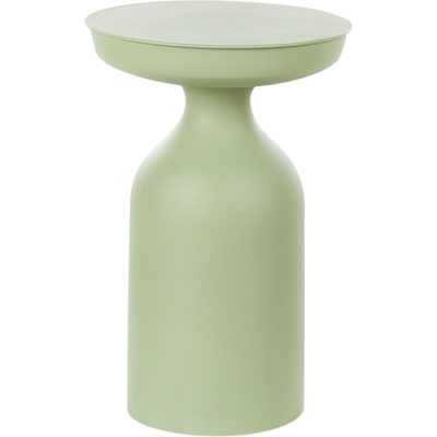 Mesa Auxiliar Beliani Verde Claro Hierro - Mesa Lateral - Diseño Moderno Mesa Auxiliar Beliani Verde Claro Hierro - Mesa Lateral - Diseño Moderno